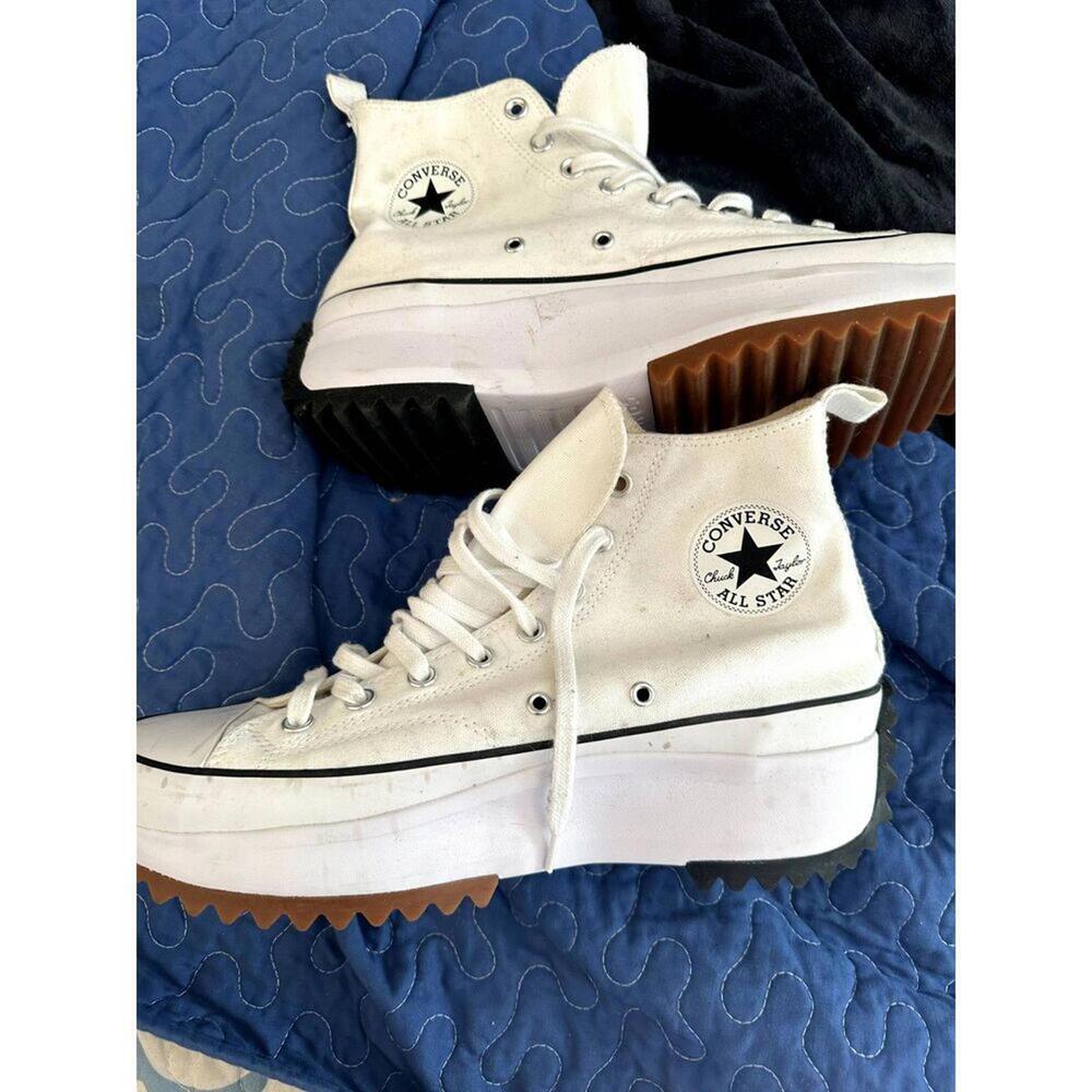 Platform Converse in Large Size 12.5 Womens or 11 Mens